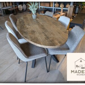 Eettafel Scarlet, ovaal