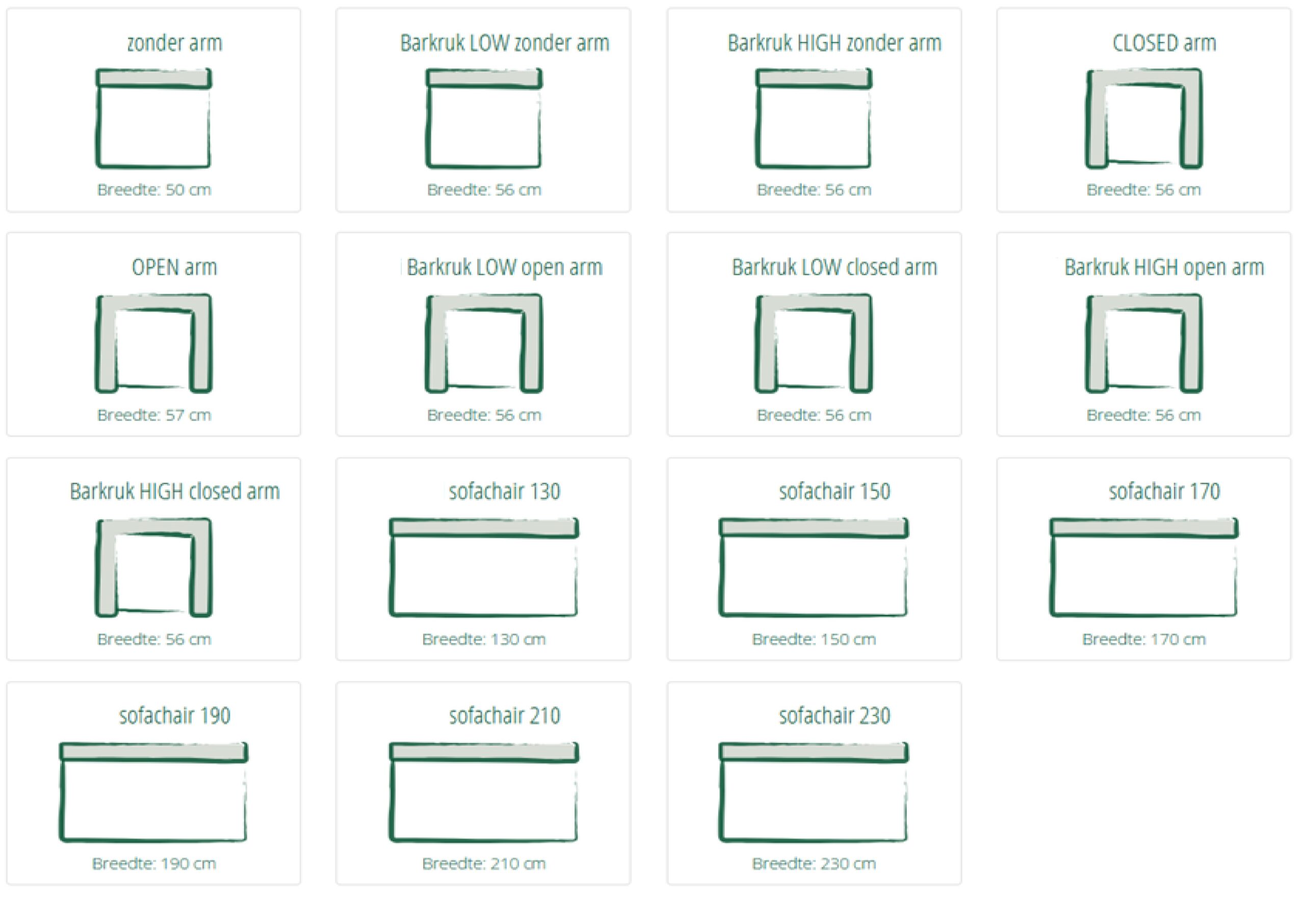 eetkamerbankje maten
